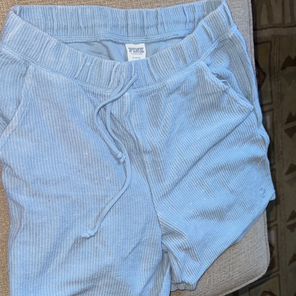 PINK Victoria's Secret Sky Blue Lounge Shorts